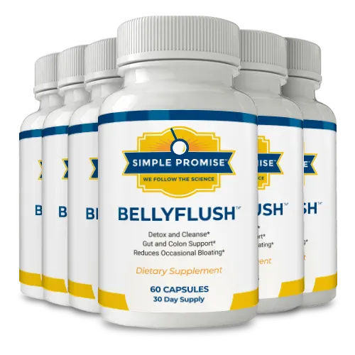 BellyFlush 6 Bottles